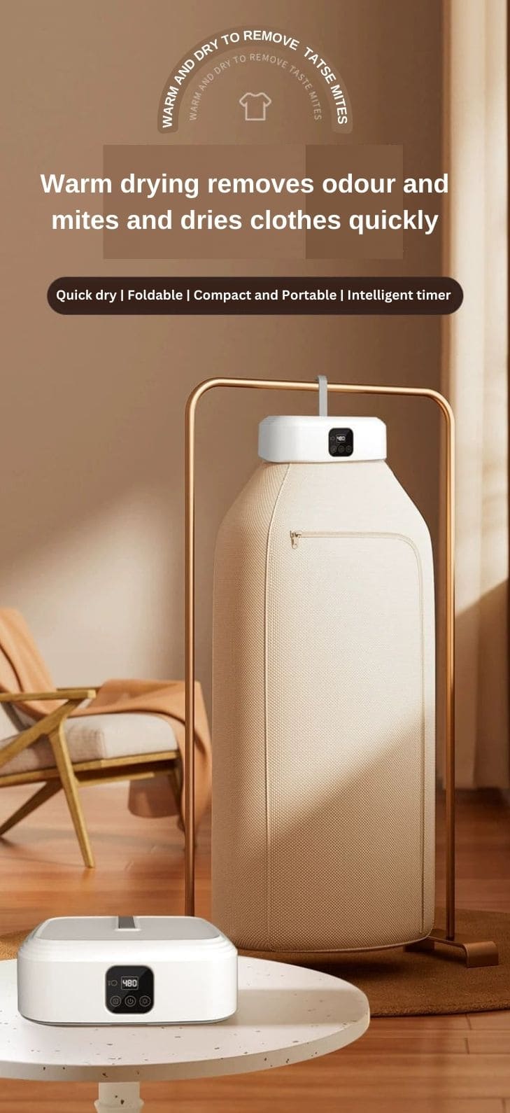 A picture of the Upgraded version of the Clothe Dryer and Sterilizer